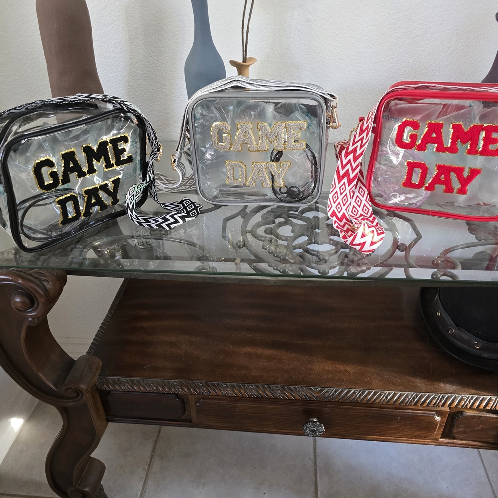 Clear 'Game Day' Crossbody Bags